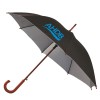 48 Inch Arc Personalized Auto Open Umbrellas with Hook Handle