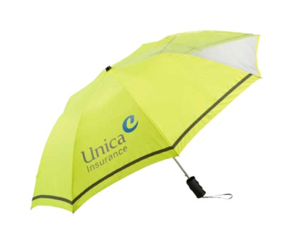 42 Inch Arc Logo Imprinted Clear View Safety Umbrellas