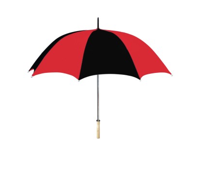 Red & Black 48 inchArc Umbrellas