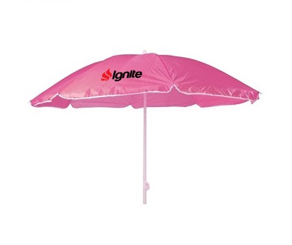 Pink 72 inch Arc Economy Beach Umbrellas