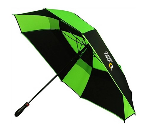 61 Inch Arc Promotional Auto Open Wind Proof Heavy Duty Square Golf Umbrellas