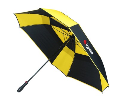 Auto Open Wind Proof Heavy Duty Square Golf Umbrellas