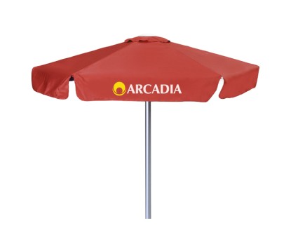 Aluminum/Fiberglass Patio Umbrella with Valances