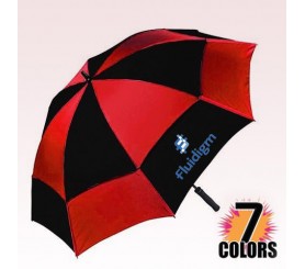 62'' Windproof Custom Printed Umbrellas w/ 7 Colors