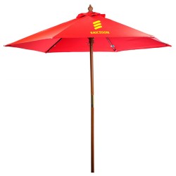 7 ft x 6 Panel Personalized Market Umbrellas w/ 10 Colors