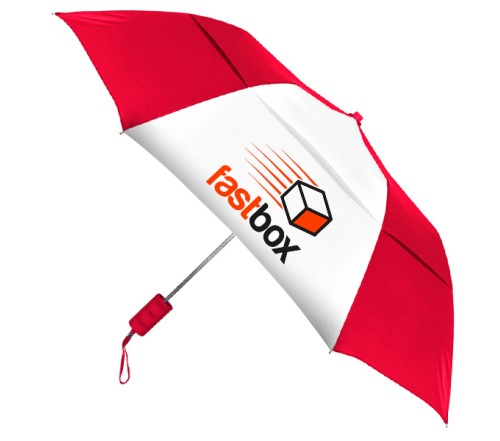 42 Inch Arc Promotional Vented Windproof Umbrellas