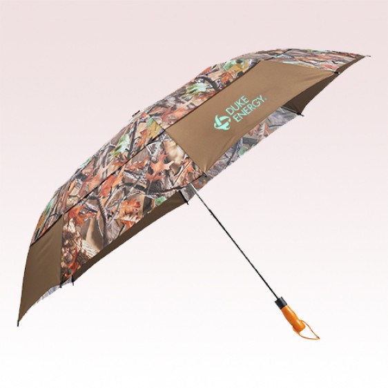 58 Inch Arc Personalized Hunt Valley Vented Auto Open Folding Umbrellas