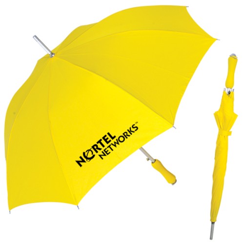 46 Inch Arc Custom Logo Executive Umbrellas w/ 4 Colors