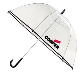 47 Inch Arc Promotional Clear Bubble Umbrellas with Hook Handle