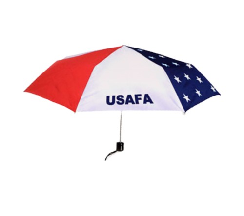 Personalized 41 inch Full-size Manual Open Patriot Folding Umbrella