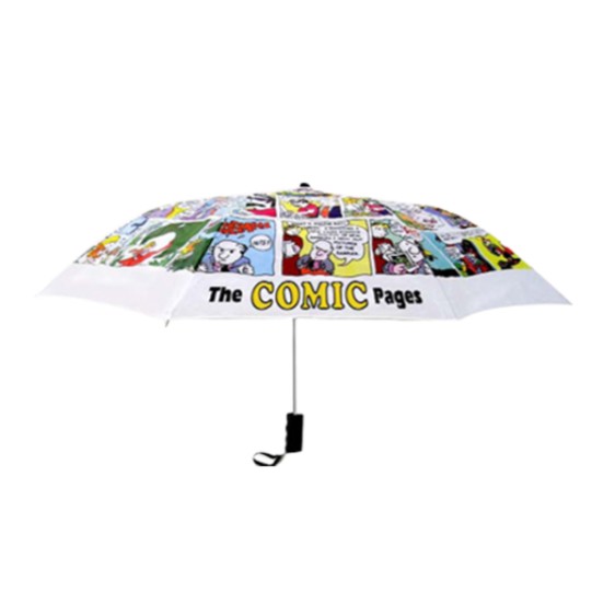 Personalized 42 inch Auto-Open Comic Folding Umbrella