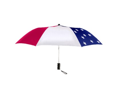 Personalized 42 inch Auto-Open Patriot Folding Umbrella