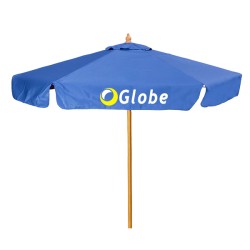 7 Ft Custom Imprinted Wood Market Umbrellas with Valances