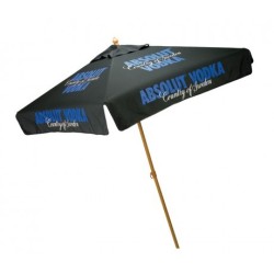 Aluminum 7 ft x 4 Panel Square Personalized Market Umbrella w/ 4 Colors