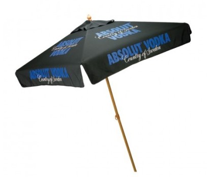 7 ft x 4 Panel Square Personalized Market Umbrella w/ 4 Colors