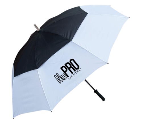 60 Inch Arc Custom Printed Golf Umbrellas W/ 3 Colors