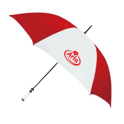 60 Inch Arc Custom Printed Manual Fiberglass Golf Umbrellas