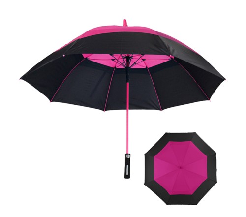 62 Inch Arc Promotional Hurricane Golf Umbrellas