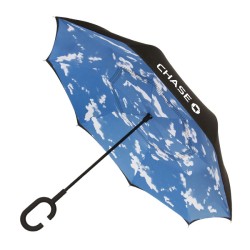 48 Inch Arc Custom Printed UnbelievaBrella™ Reverse Umbrellas