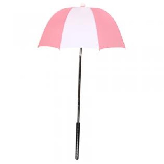 Custom Pink & White 32 inchGolf Bag Umbrellas