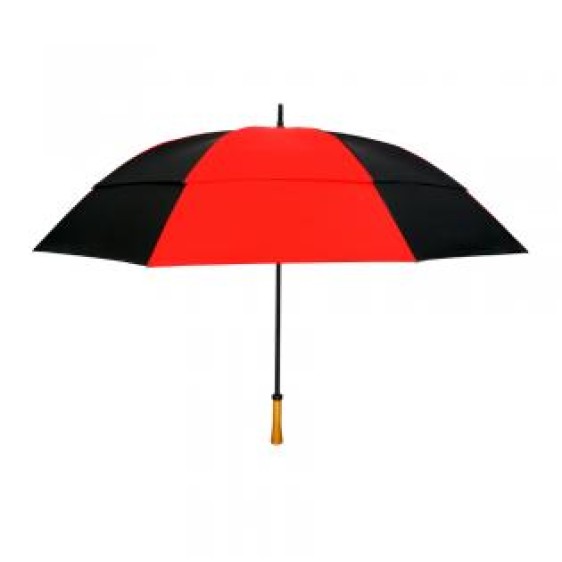 Custom Red & Black 64 inchArc Vented Golf Umbrellas Custom Red & Black 64 inchArc Vented Golf Umbrellas