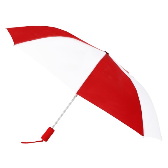 Customized Red & White 43 inchWind Logo Imprinted Umbrellas Customized Red & White 43 inchWind Logo Imprinted Umbrellas
