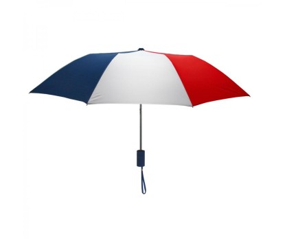 Red, White & Navy Mini 42 inchArc Logo Umbrellas