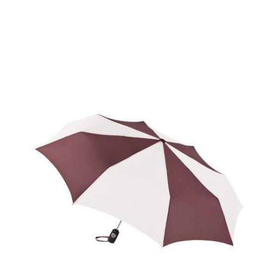 Personalized Burgundy & White 43 inch Arc Totes Auto-Open/Close Umbrellas Personalized Burgundy & White 43 inch Arc Totes Auto-Open/Close Umbrellas