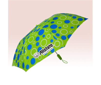 Lime, Royal & White 44 inch Arc Expressions Auto- Open Umbrellas