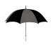 Personalized Pewter and Black 48 inch Arc Umbrellas