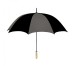Personalized Pewter and Black 60 inch Arc Golf Umbrellas 