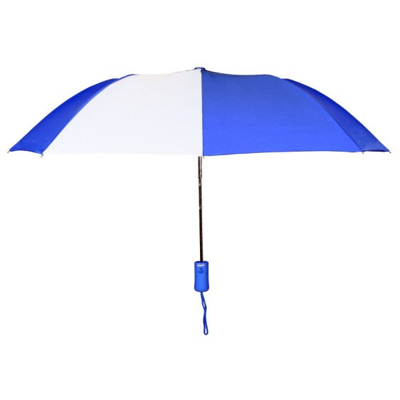 Personalized Royal & White 43 inch Arc Pakman Umbrellas