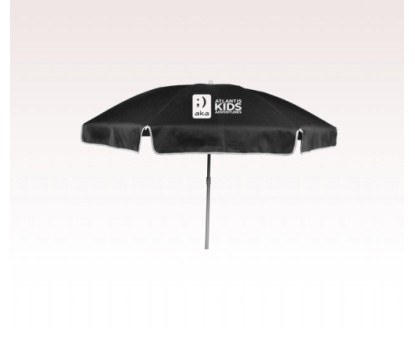 Black 72 inch Arc Reinforced Patio/Beach Umbrellas