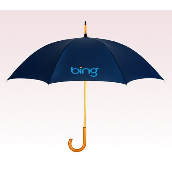 Personalized Navy Blue 48 inch Arc Commuter Fashion Umbrellas