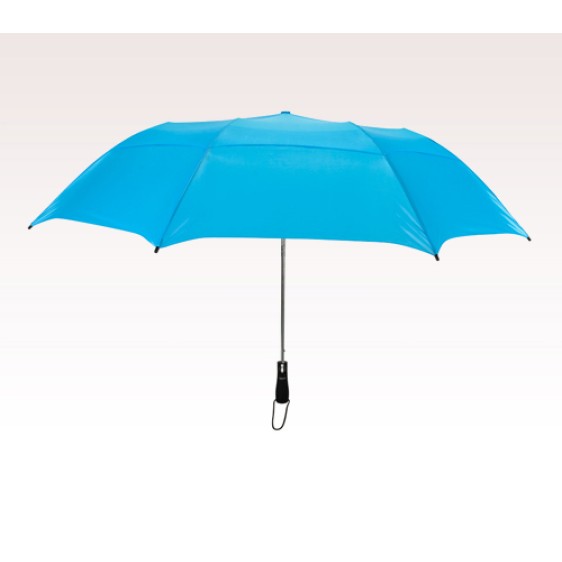 Personalized Sky Blue 58 inchArc Vented Economy Umbrellas