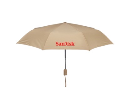 Personalized Khaki 43 inch Arc Executive Mini Umbrellas