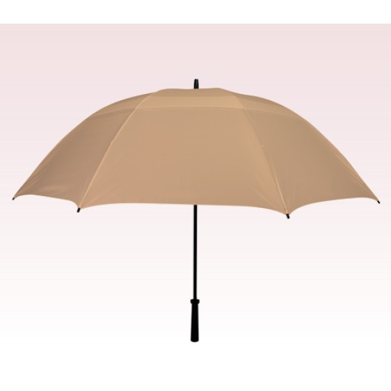 Personalized Khaki 62 inchArc Vented Golf Umbrellas