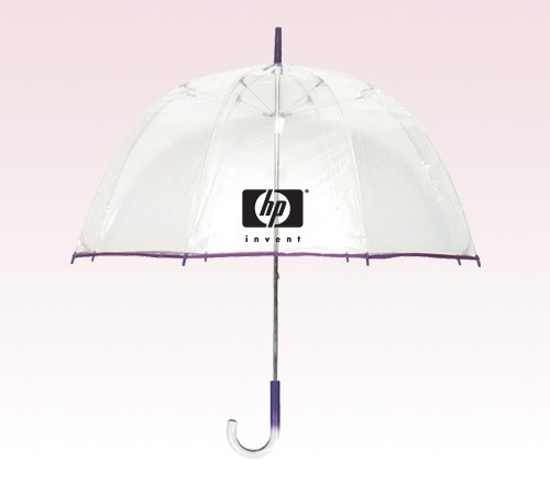 Personalized Purple 48 inch arc Bubble Lollipop Umbrellas