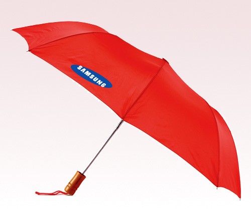 Personalized Red 43 inch Arc Windy Umbrellas