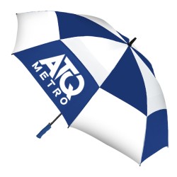 58 Inch Arc Customized Windjammer® Vented Auto Open Golf Umbrellas