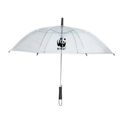 Promotional 46 inch Arc Custom Printed Clear Umbrella