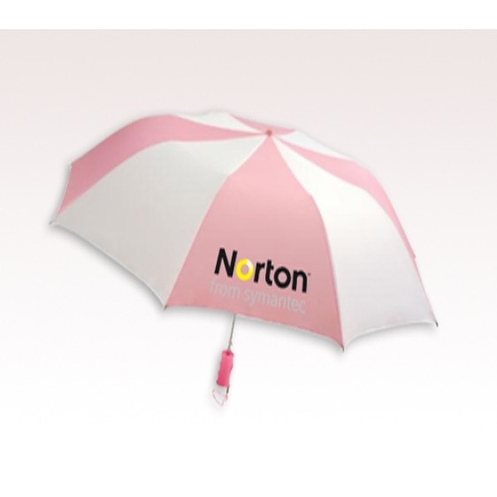 Customized 44 inch Auto-Open Pink Umbrella