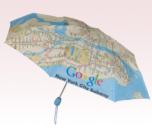 43 inch Promotional New York Subway Map Umbrellas