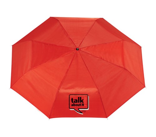 Customized 41 inch Arc Red Umbrella