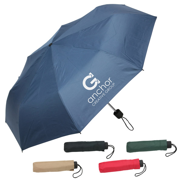 42 inch Arc Custom Printed Spring Breeze Folding Umbrellas